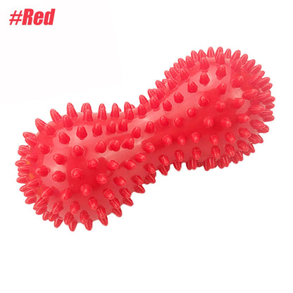 Peanut PVC Yoga Supplies with Thorns Workout Massage Peanut Hand Ball Yoga Fitness Ball Inflated Air Bag Peanut Ball 6 Colors