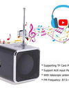 Rechargeable Portable radio FM portable mini radio Mini High Bluetooth Portable Voice Suitable for computer cell phone MP3 music