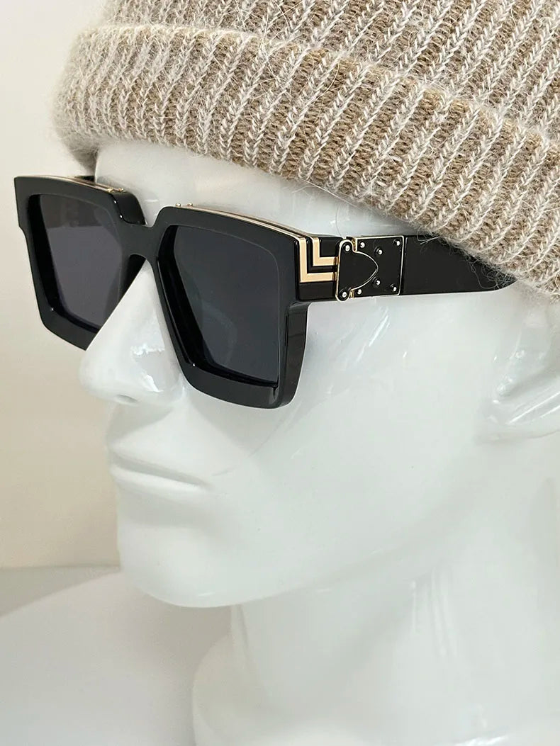 Millionaire Square Sunglasses With UV400 Protection