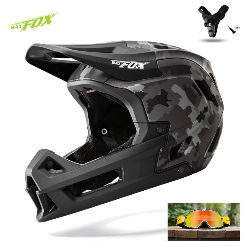 Full Face MTB Cycling Helmet For Downhill And Off Road Riding