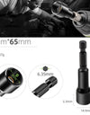 6-19mm Impact-Socket Magnetic Nut Screwdriver Deep Socket Adapter 1/4 Hex Wrench Heads Electric Drill Bit Repairing Hand Tools