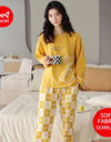 Women’s 2-Piece Pajama Set – Long Sleeve Top & Pants, Loose & Comfortable Winter Loungewear
