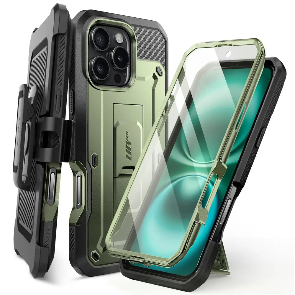 For iPhone 16 Pro Max Case 6.9" (2024) UB Pro Full-Body Heavy Duty Rugged Phone Case with Built-in Screen Protector