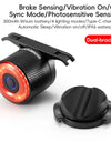 Smart Brake Sensing Bike Taillight IPX6 Waterproof Type-C Synchronized Bicycle Rear Light MTB Road Cycling Tail Light