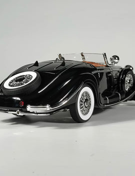 Diecast 1/18 1936 500K Classic Car Alloy Metal Model Sound And Light Toy Collect Display Ornament
