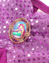 Fancy Princess Dress Ariel Little Mermaid Clothing Girls Party Vestidos Carnival Children Cosplay Costume