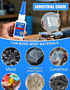 401 super glue upgraded version of cyanoacrylate, quick-drying and quick-dissolving, leather/rubber/wood/metal/glass, strong adhesive liquid glue, 20ml, free glue dropper, factory direct sale