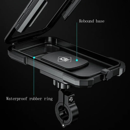 Motorcycle Wireless Charger Holder QC 3.0 Fast Charging Motorbike Phone Waterproof Cellphone Bicycle Stand For iPhone Samsung