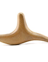 1 PC Neck Foot Wood Trigger Point Massage Gua Sha Tools,Home Gym Professional Wooden Therapy Massage Tool for Back Leg Hand Face