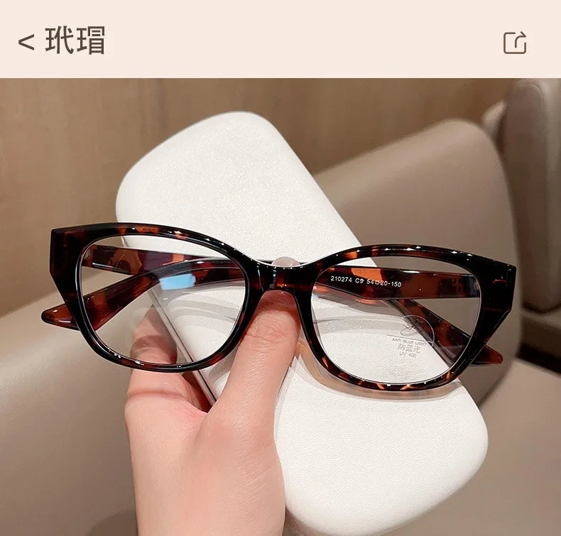 Retro Cat Eye Butterfly Eyewear Ultra light TR90 Spectacle Optical Prescription Frames Specs For Women