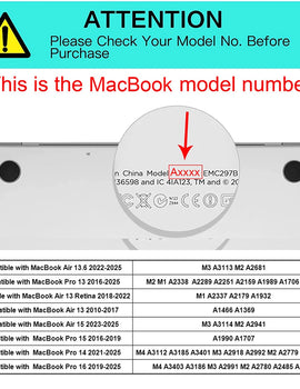 PU Leather Laptop Sleeve for MacBook Air Pro 13 14 15 16 inch M4 M3 M2 M1 A3113 A2681 A2337 A2338 A3112 A3114 A3403 Vintage Cove