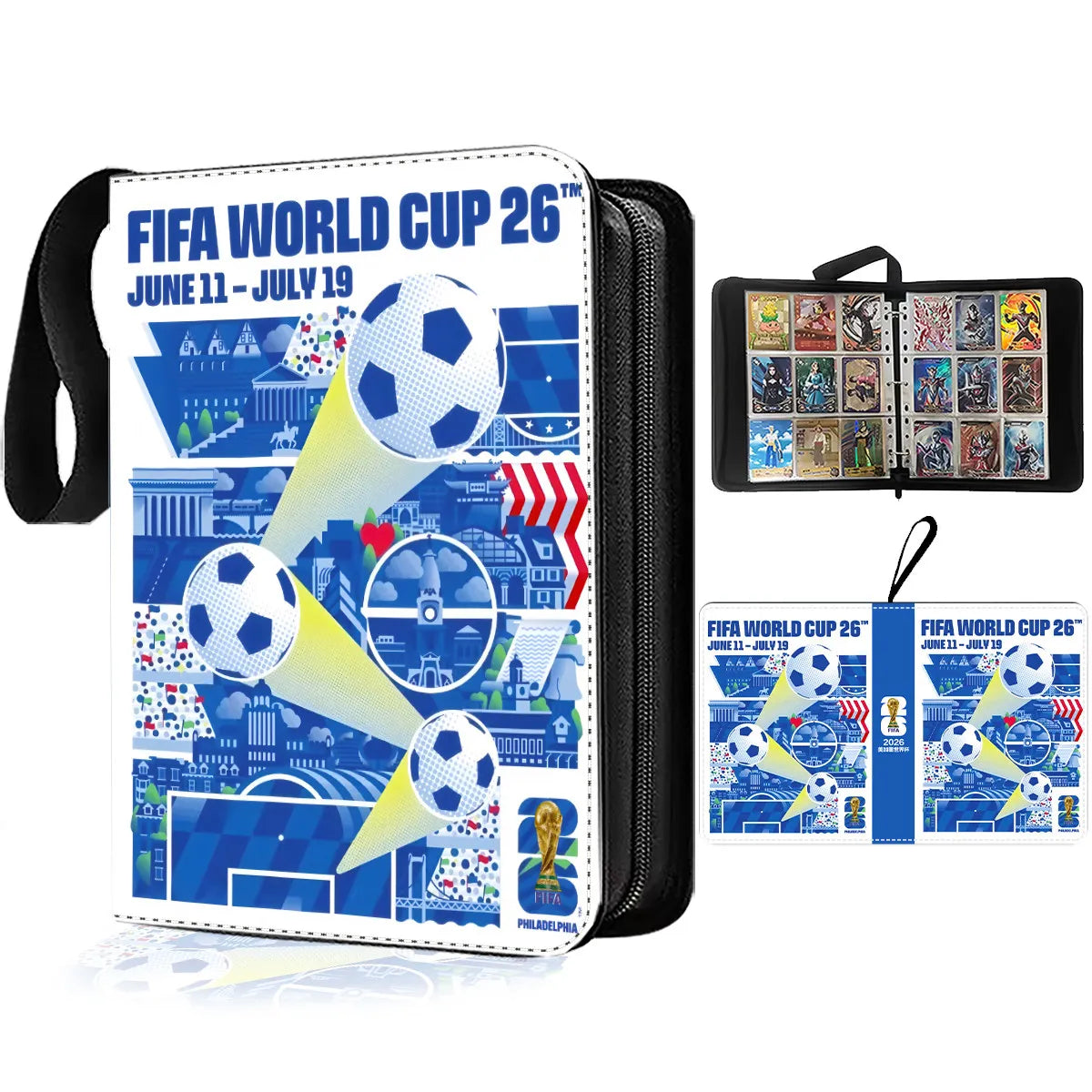 2026 Soccer Trading Card Album Football Card Collection Binder