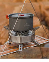 Outdoor Camping Rack Beautiful Practical 304 Stainless Steel Sabilli Wood Folding Family Picnic Rack Small A Table