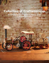 3D Wooden Puzzle Car Model Building Kit Steam Locomotive Model Kits Wooden Puzzle 469 Parts