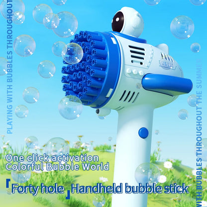 40 hole bubble machine Space bubble wand electric outdoor interactive summer