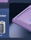 for Samsung Galaxy S24 S23 Ultra Case Bulit-in Screen Protector & Slide Camera Cover Phone Case with Kickstand Belt-Clip