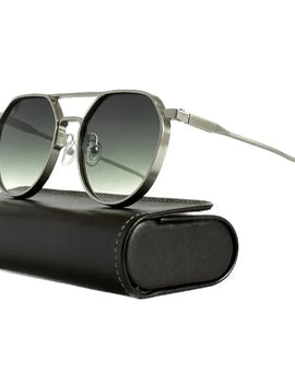 Heavy Metal Sunglasses For Men Round Steampunk Sunglasses