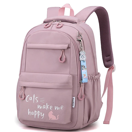 Cute School Backpack for Girls Children Kawaii Bookbag Primary Students Gift Large Capacity Backpack