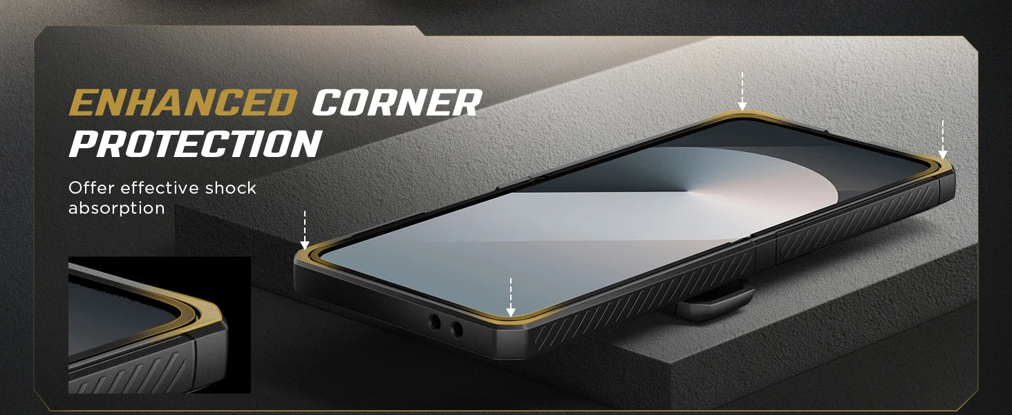 Stand for Z Flip 6 Case with Ring Kickstand Hinge Protection Screen Protector Full Body Protection Magsafe Phone Case