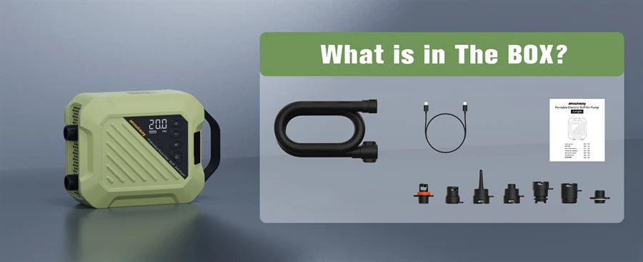 Inflatable kayak Boat Pump SUP Accessories Electric 20PSI 4000mAh Stand Up Paddle Board Inflate Deflate Marine Boat Supplies