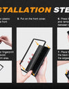 for Samsung Galaxy S24 S23 Ultra Case Bulit-in Screen Protector & Slide Camera Cover Phone Case with Kickstand Belt-Clip