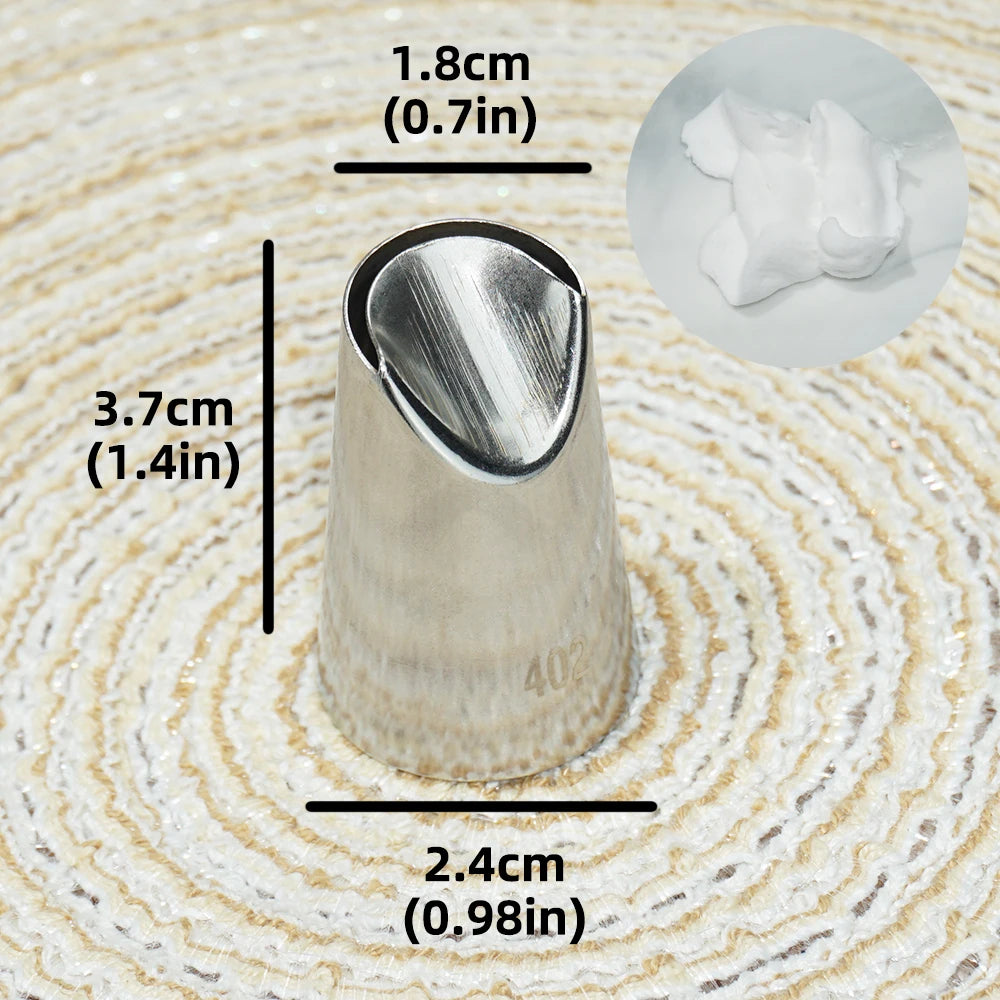 Multiple Large Metal Cake Cream Decoration Tips Pastry Tools Stainless Steel Piping Icing Nozzle Cupcake Head Dessert Decorators