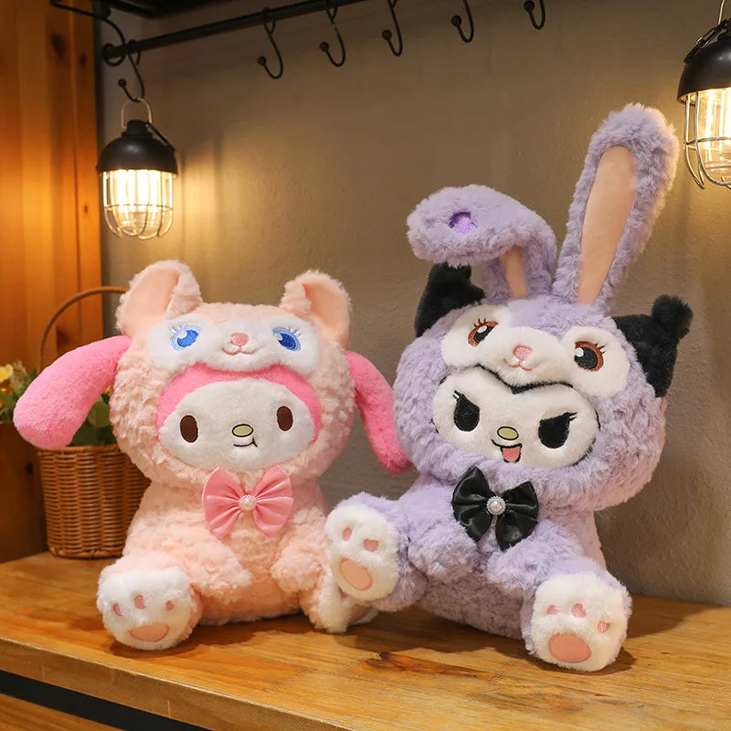 Kawaii Kuromi Transformation Plush Toy Soft Stuffed Doll