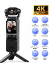 4K Pocket Action Camera Touch Screen Stabilization Sport BodyCam Portable Small Video Recorder Digital Vlog Camera for YouTube