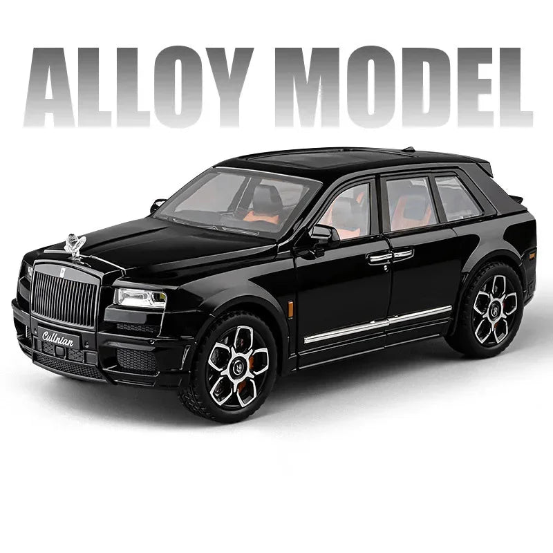 1:24 Land Rover Range Rover Defender Alloy Model Cullinan Diecast Car Toys Doors Opened Sound Light Vehices s Christmas Gifts