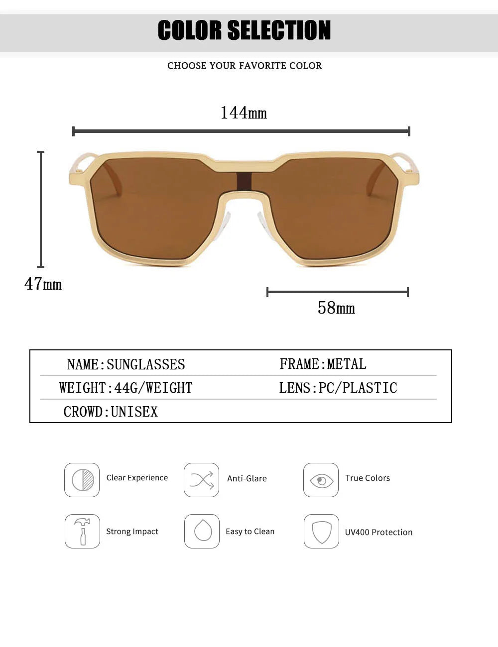 Vintage Steampunk Sunglasses With UV400 Protection