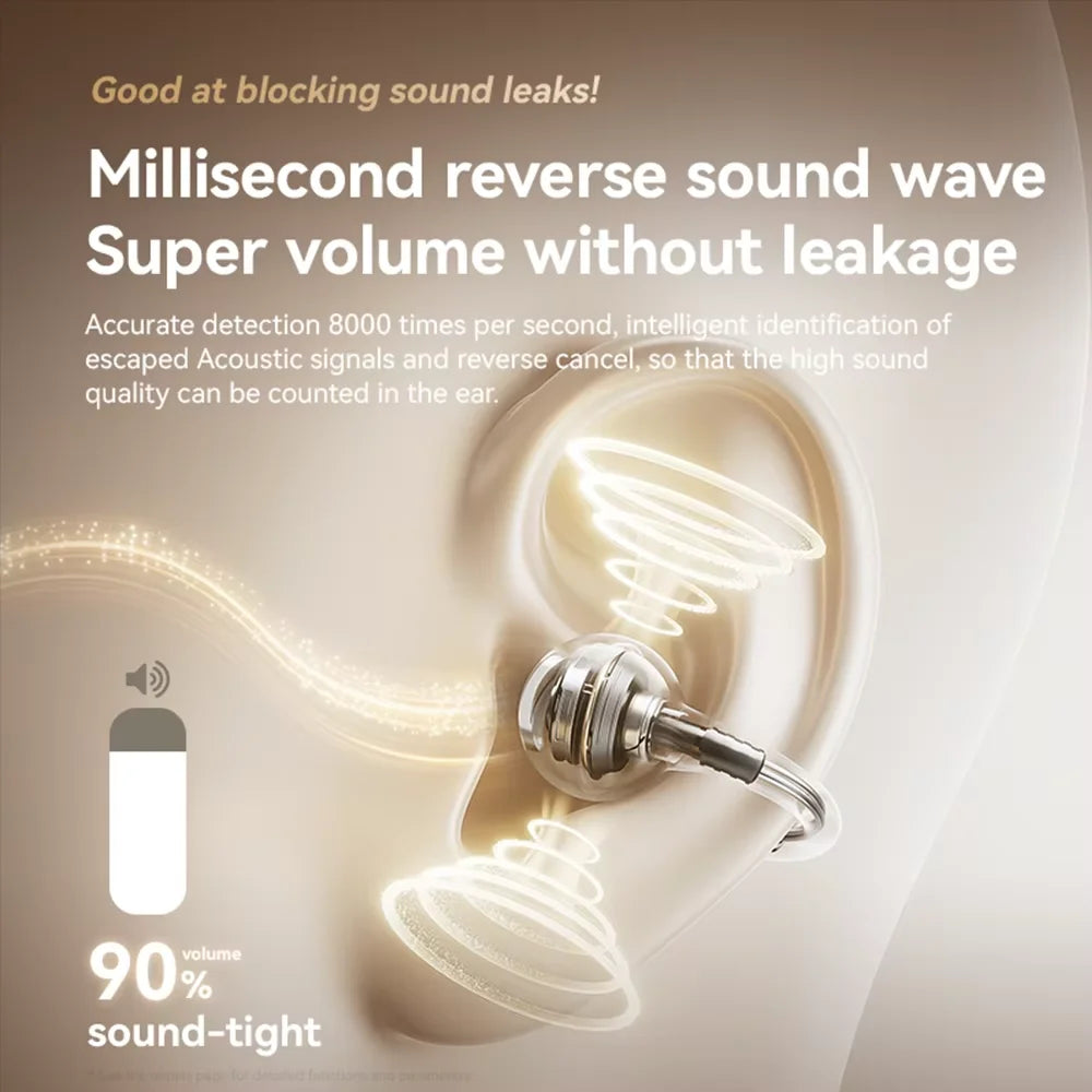 Z60S Ear Clip Earphones Wireless Audífonos Bluetooth Headphones APP Touch Control Sports Flash-sale Chioce Headset