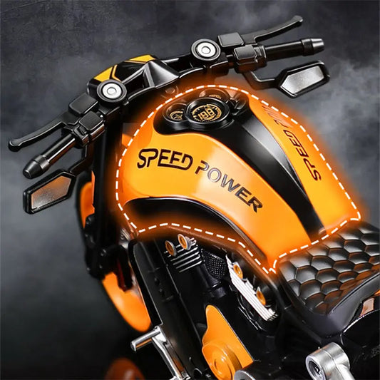 Diecast V Rod Night Rod Special Cruiser Motorcycle Model 1 to 10 Scale
