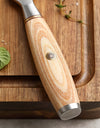 Carving Fork Stainless Steel Restaurant Cutlery with Pakawood Handle Steak Kitchen Knife Dinner Fork Set Barbecue Fork