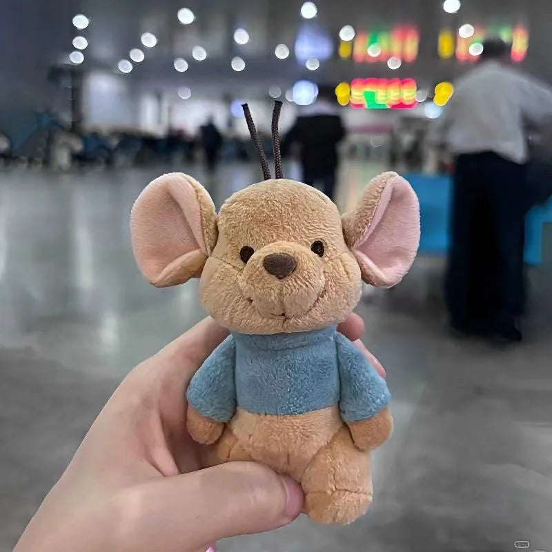 11cm Cute Kangaroo Plush Pendant Soft Stuffed Animal Keychain