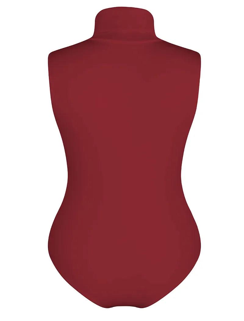 Women High Collar Sleeveless Bodysuit – Tummy Control & Butt Lifting Shapewear
