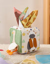 Baby Montessori Toy Magic Tissue Box Cotton Educational Learning Activity Sensory Toy For Kids Finger Exercising Busy Board Game