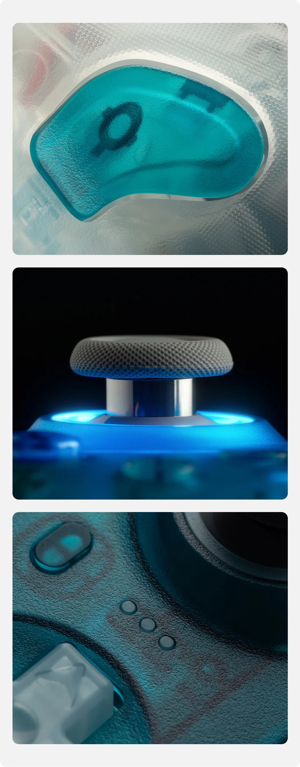 Wireless Gaming Controller with TMR Joysticks and Charging Dock for PC and Android