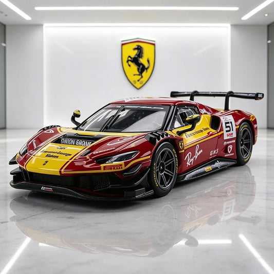 1 43 Scale Ferrari 296 GT3 Diecast Model Car