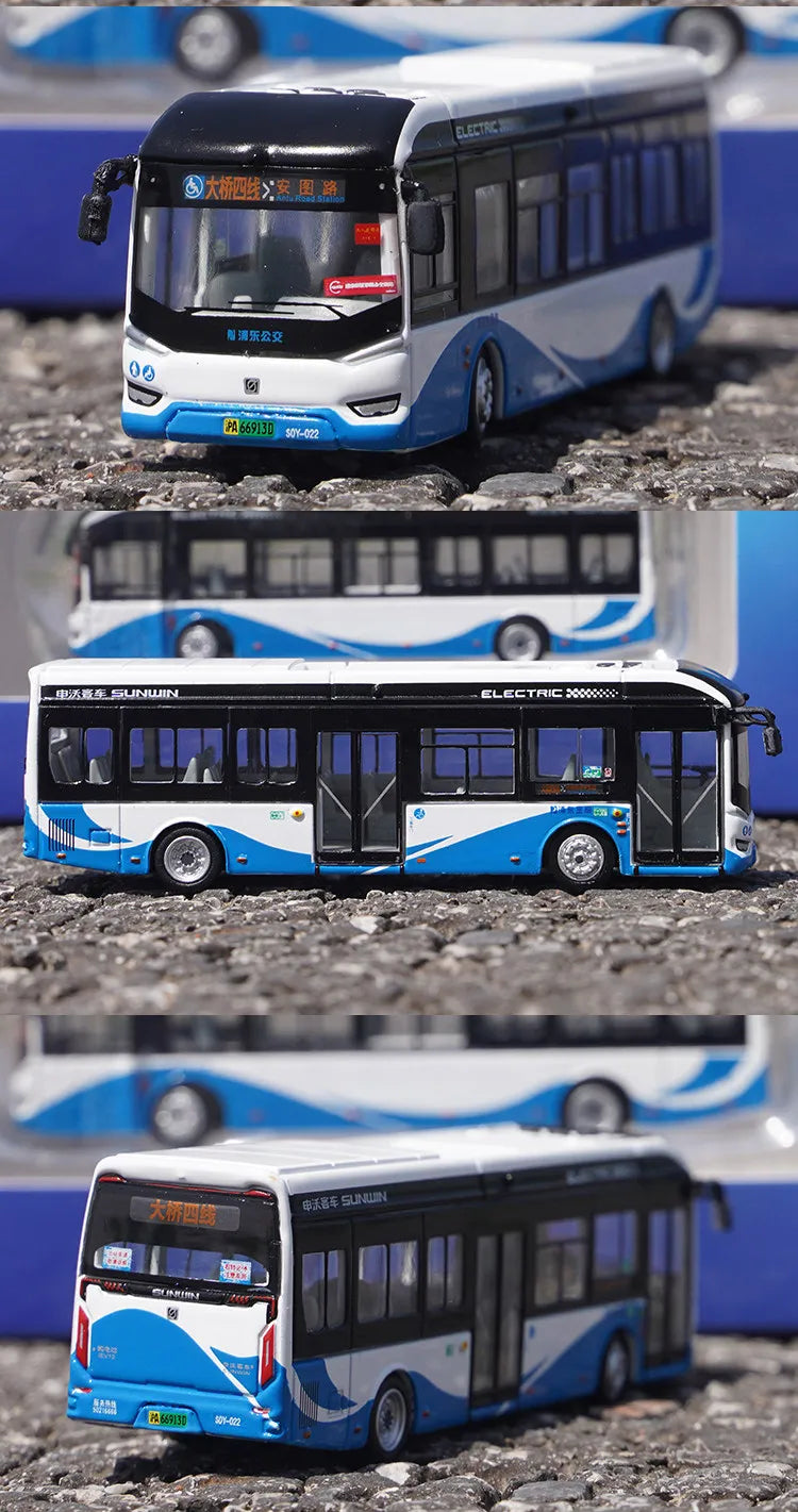 1 120 Scale Shanghai City Tour Bus Diecast Model Vehicle