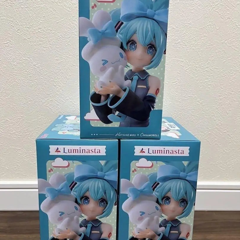 Anime Vocal Girl Figure with Cute Puppy Character PVC Collectible