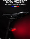 Bicycle Rear Light 500mAH USB Rechargable LED Lamp Bike Tail Light Safety Warning Seatpost Riding Cycling Taillight