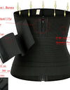 9 Steel Bones Waist Trainer Body Shaper Adjustable Belly Tummy Control Snatch Me Up Wrap Stretch Bands Slim Body Shaper Women