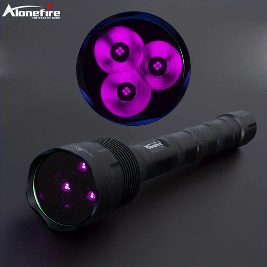 60W 365nm 395nm UV LED Blacklight Flashlight