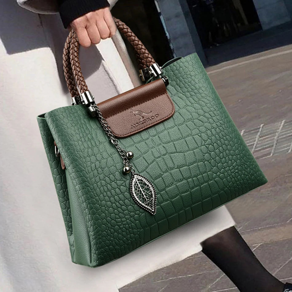 Luxury Shoulder Crossbody Bags for Women Soft Leather Designer Purses and Handbags Female Casual Totes Sac Ladies Hand Bag