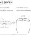 Fashion Designer Aluminum Polarized Sunglasses Sun Glasses Vintage UV400 For Men/Women Eye Protection Eyewear