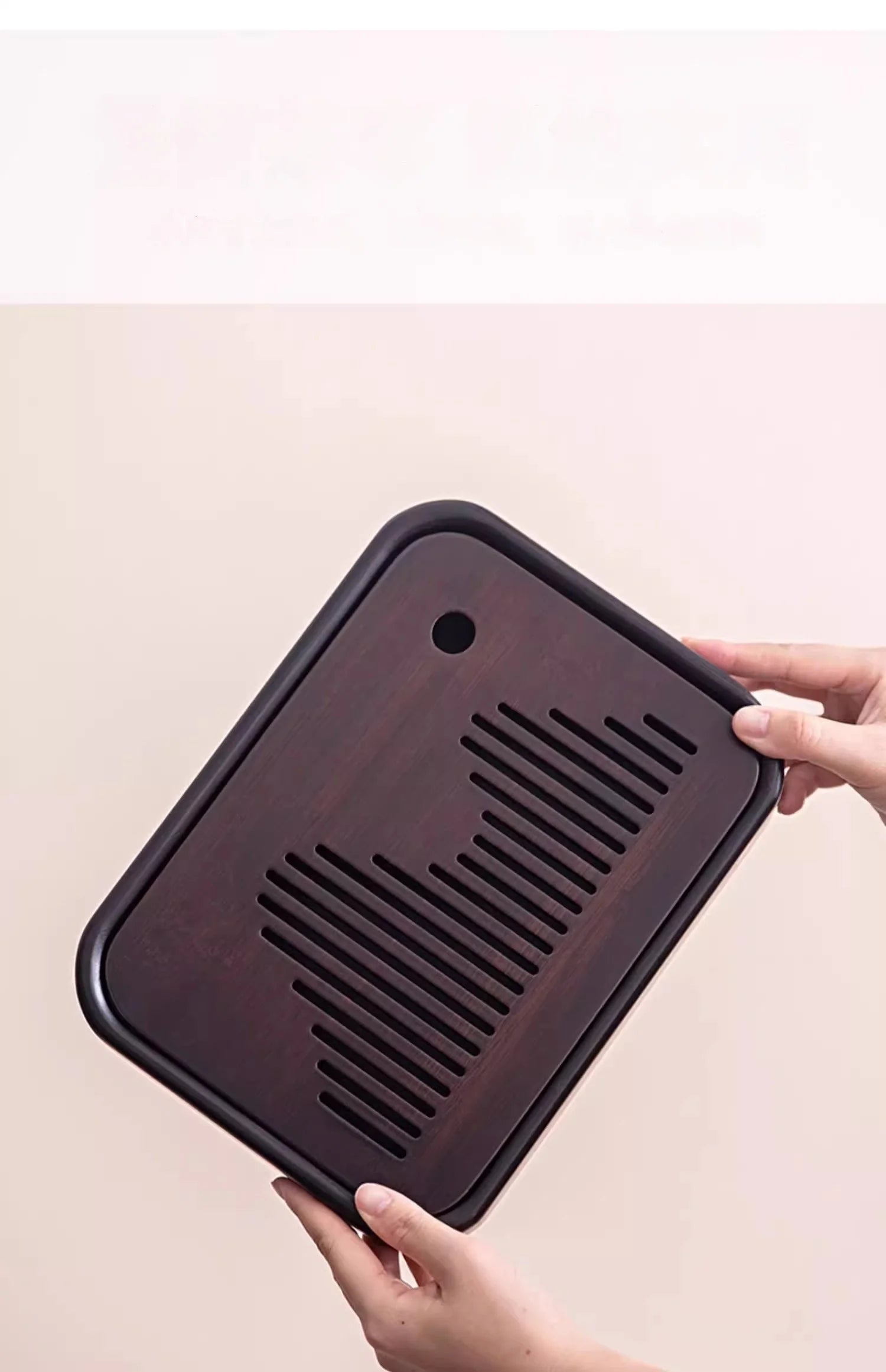 Kitchen Tea Tray Portable Dishes For Tea Bamboo Rectangle Storage Of Water Woodentray For Chinese Style Chaban Tea Table