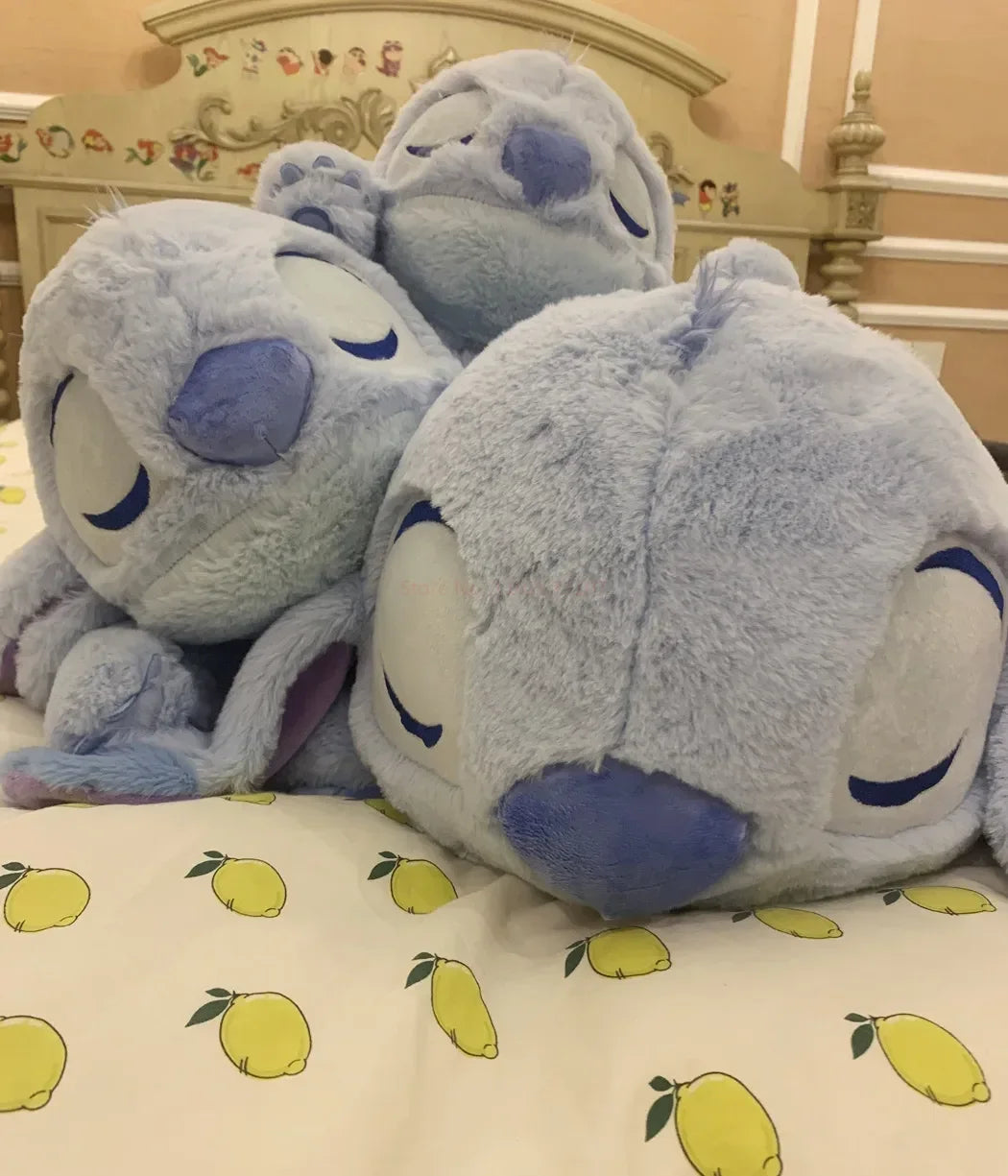 Disney Kawaii Lilo Stitch Stuffed Plush Toys Doll Sofa Cushion Pillow Cartoon Anime Figure Peluches  Girl Birthday Gift