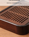 Tea Tray Household Small Dry Brewing And Draining Tea Set Office Tea Table Bamboo Tray Drainage Tea Tray Storage Tray