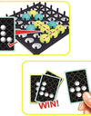 Bounce Off Game Jumping Ball Board Games for Kids 1 Set Activate Ball Game Family and Party Desktop Bouncing Toy Finger Toys