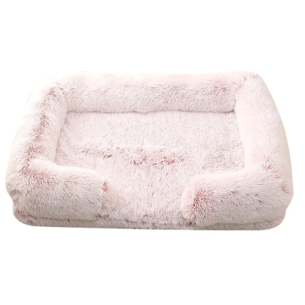 Winter Plush Pet Bed Sofa for Dogs and Cats